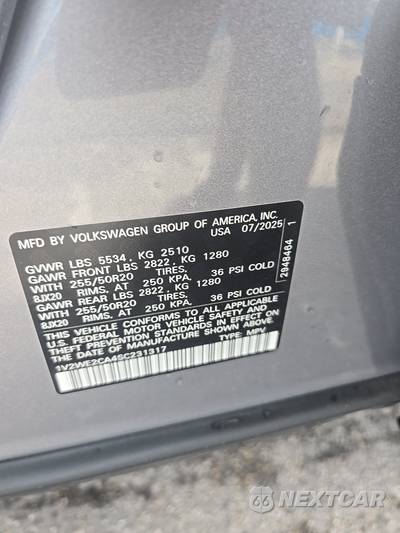 2025 Volkswagen Atlas Cross Sport 2.0T SE w/Technology - zdjęcie 14 z 24 - miniatura