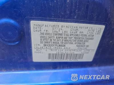 2015 Nissan Versa Note SV - zdjęcie 17 z 31 - miniatura