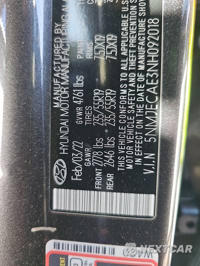 2022 Hyundai Tucson Limited - zdjęcie 14 z 27 - miniatura