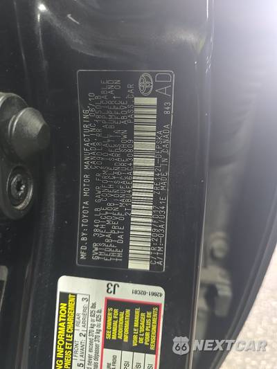 2010 Toyota Corolla S - zdjęcie 14 z 18 - miniatura