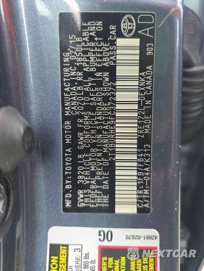 2015 Toyota Corolla LE - zdjęcie 14 z 30 - miniatura