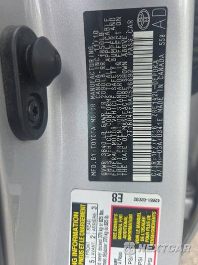 2010 Toyota Corolla - zdjęcie 14 z 37 - miniatura