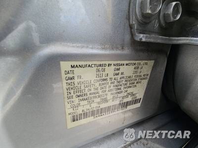 2009 Nissan Maxima 3.5 SV - zdjęcie 14 z 18 - miniatura