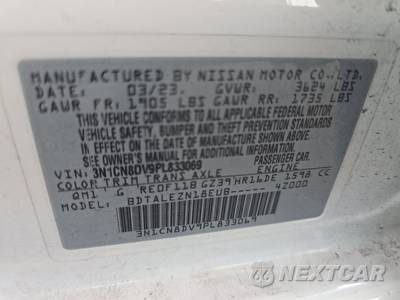 2023 Nissan Versa S - zdjęcie 14 z 29 - miniatura