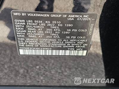 2025 Volkswagen Atlas Cross Sport 2.0T SE w/Technology - zdjęcie 14 z 18 - miniatura