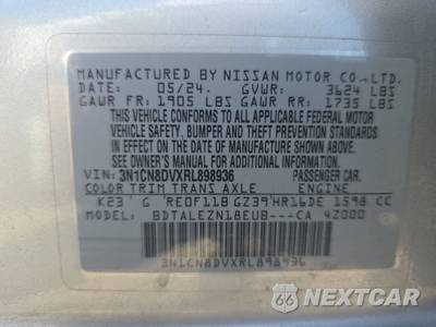 2024 Nissan Versa S - zdjęcie 14 z 34 - miniatura