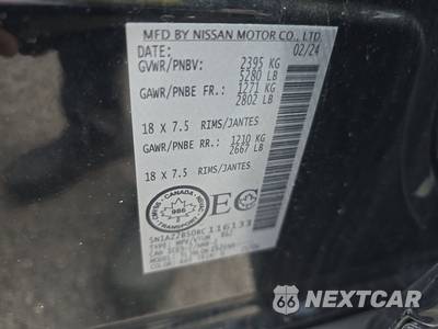 2024 Nissan Murano SV - zdjęcie 14 z 27 - miniatura