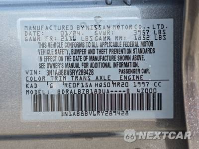 2024 Nissan Sentra S - zdjęcie 14 z 34 - miniatura