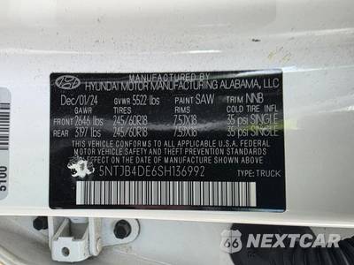 2025 Hyundai Santa Cruz SEL Crew Cab Short Bed - zdjęcie 32 z 33 - miniatura