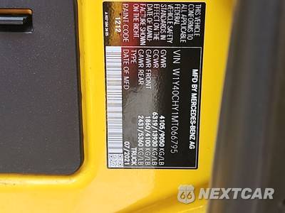 2021 Mercedes-Benz Sprinter 2500 Cargo Van High Roof 170.0" WB - zdjęcie 22 z 38 - miniatura
