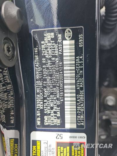 2018 Toyota Camry XLE - zdjęcie 14 z 25 - miniatura