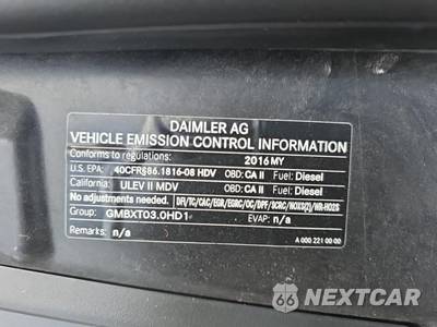 2016 Mercedes-Benz Sprinter 2500 Crew Van Standard Roof 144.3" WB - zdjęcie 20 z 21 - miniatura