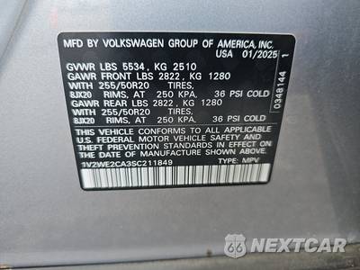 2025 Volkswagen Atlas Cross Sport 2.0T SE w/Technology - zdjęcie 14 z 24 - miniatura