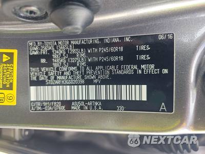 2016 Toyota Highlander LE - zdjęcie 14 z 26 - miniatura