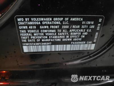 2015 Volkswagen Passat 1.8T SEL Premium - zdjęcie 11 z 24 - miniatura