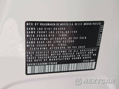 2022 Volkswagen Tiguan SE - zdjęcie 14 z 29 - miniatura