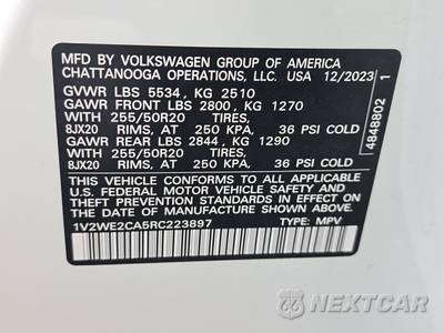 2024 Volkswagen Atlas Cross Sport 2.0T SE w/Technology - zdjęcie 14 z 41 - miniatura