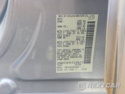 2018 Nissan TITAN XD S Crew Cab Medium Bed - zdjęcie 14 z 29 - miniatura