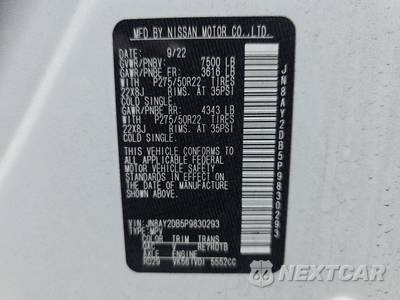 2023 Nissan Armada Platinum - zdjęcie 15 z 27 - miniatura