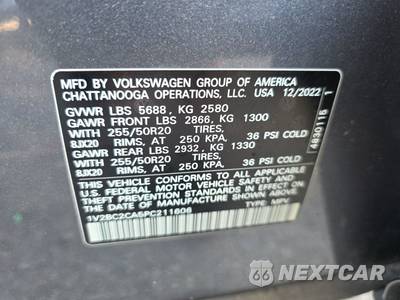 2023 Volkswagen Atlas Cross Sport 2.0T SEL - zdjęcie 14 z 24 - miniatura