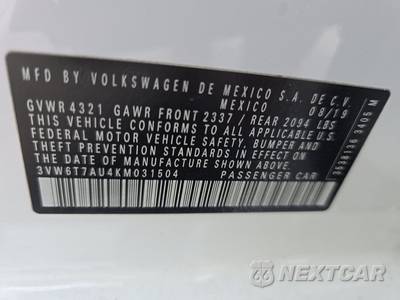 2019 Volkswagen Golf GTI SE Hatchback - zdjęcie 15 z 18 - miniatura