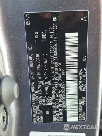 2021 Toyota Highlander Hybrid LE - zdjęcie 15 z 28 - miniatura