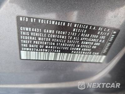 2013 Volkswagen Jetta Hybrid SEL Sedan - zdjęcie 14 z 18 - miniatura