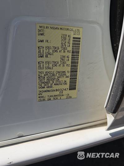 2014 Nissan Xterra S - zdjęcie 14 z 30 - miniatura