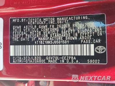 2018 Toyota Camry XSE - zdjęcie 14 z 24 - miniatura