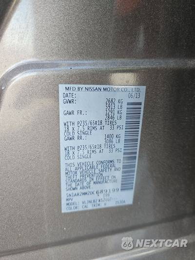 2013 Nissan Pathfinder S - zdjęcie 15 z 64 - miniatura