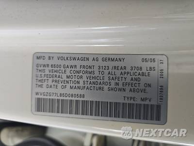 2005 Volkswagen Touareg - zdjęcie 14 z 31 - miniatura