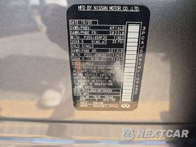 2021 INFINITI QX50 LUXE - zdjęcie 14 z 24 - miniatura