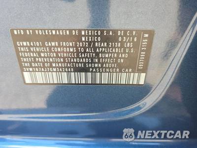 2016 Volkswagen Jetta S w/Technology - zdjęcie 11 z 16 - miniatura