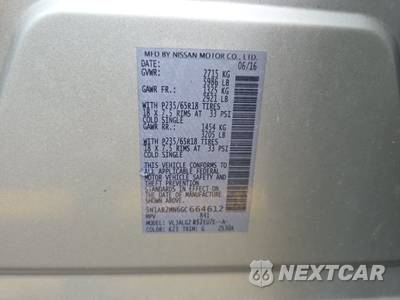 2016 Nissan Pathfinder SL - zdjęcie 15 z 33 - miniatura
