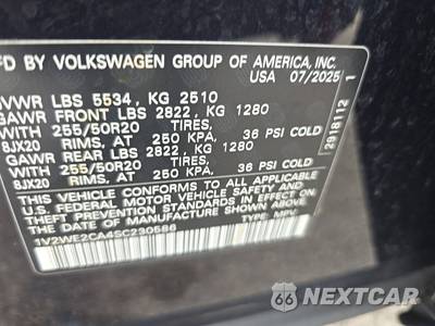 2025 Volkswagen Atlas Cross Sport 2.0T SE w/Technology - zdjęcie 14 z 21 - miniatura