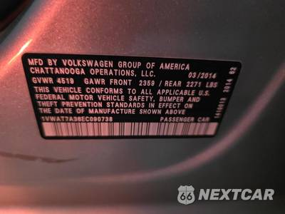 2014 Volkswagen Passat 1.8T Wolfsburg Edition - zdjęcie 17 z 21 - miniatura