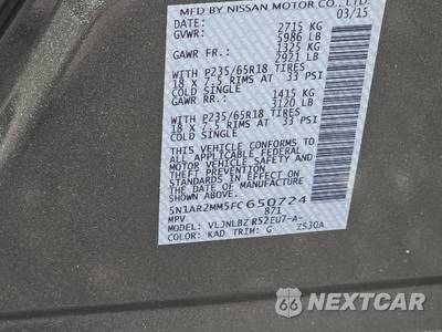 2015 Nissan Pathfinder S - zdjęcie 15 z 37 - miniatura