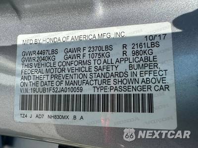 2018 Acura TLX w/Technology Pkg - zdjęcie 42 z 42 - miniatura