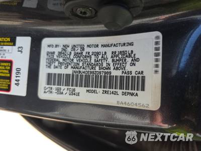2009 Toyota Corolla XLE - zdjęcie 14 z 17 - miniatura