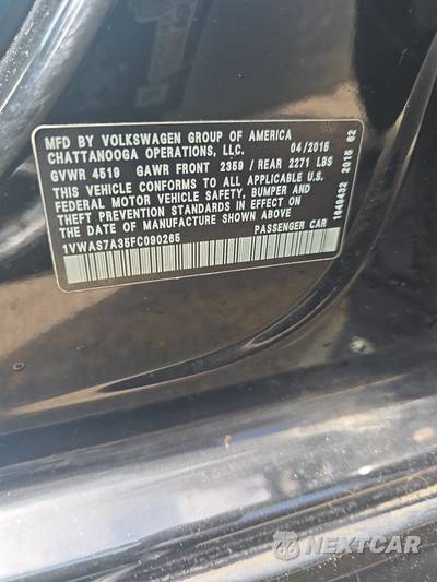 2015 Volkswagen Passat 1.8T Limited Edition - zdjęcie 14 z 24 - miniatura