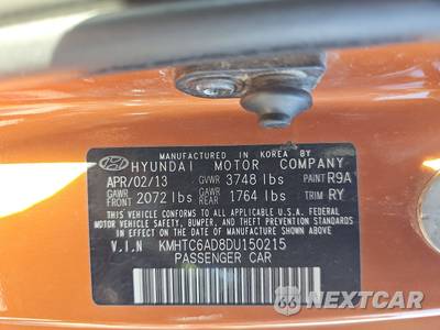 2013 Hyundai Veloster w/Black Interior - zdjęcie 14 z 44 - miniatura