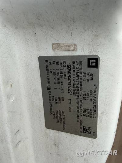 2011 Chevrolet Express 2500 Cargo Van 1WT 135.0" WB - zdjęcie 13 z 14 - miniatura