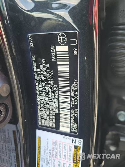 2021 Toyota C-HR XLE - zdjęcie 14 z 22 - miniatura