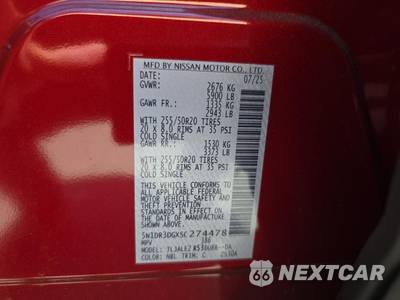 2025 Nissan Pathfinder Platinum - zdjęcie 17 z 26 - miniatura