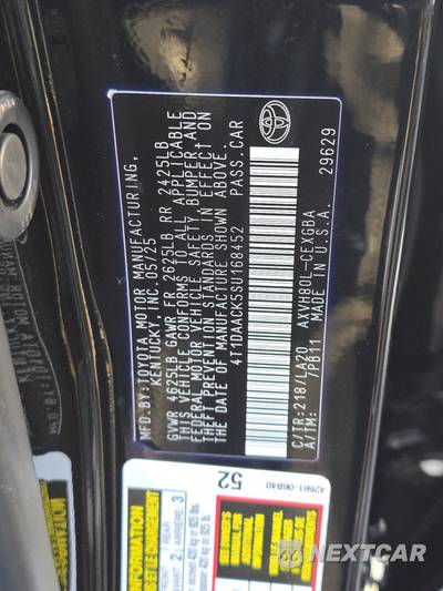2025 Toyota Camry XLE - zdjęcie 14 z 29 - miniatura