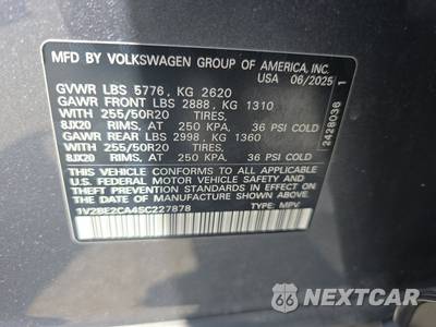 2025 Volkswagen Atlas Cross Sport 2.0T SEL - zdjęcie 14 z 25 - miniatura