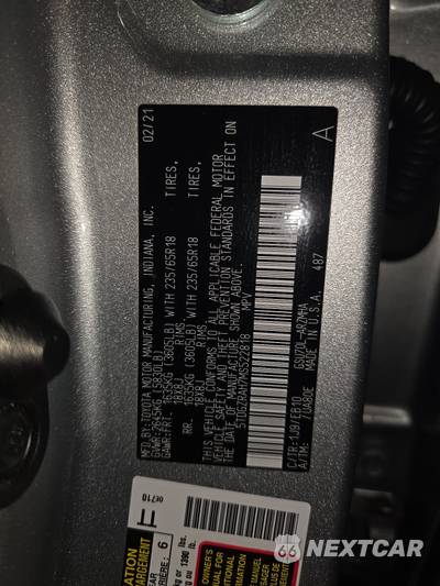 2021 Toyota Highlander XLE - zdjęcie 15 z 25 - miniatura