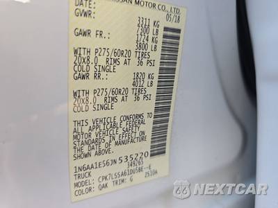 2018 Nissan TITAN SV Crew Cab Short Bed - zdjęcie 14 z 27 - miniatura