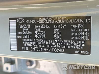 2024 Hyundai Santa Cruz SEL Crew Cab Short Bed - zdjęcie 14 z 28 - miniatura
