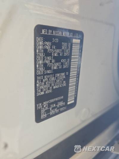 2023 Nissan Armada Platinum - zdjęcie 14 z 18 - miniatura